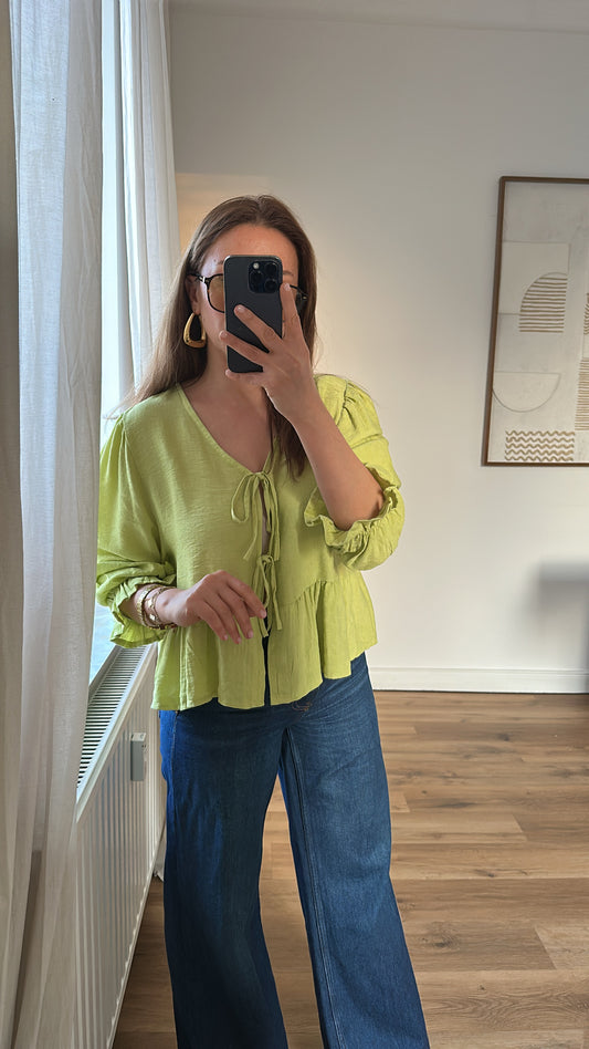 Bluse mit Schleifendetail