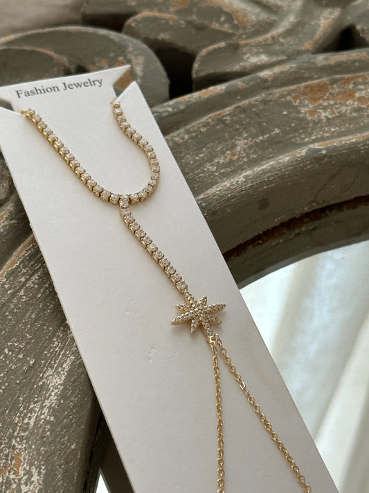 GOLDENER HANDKETTE 18k vergoldet