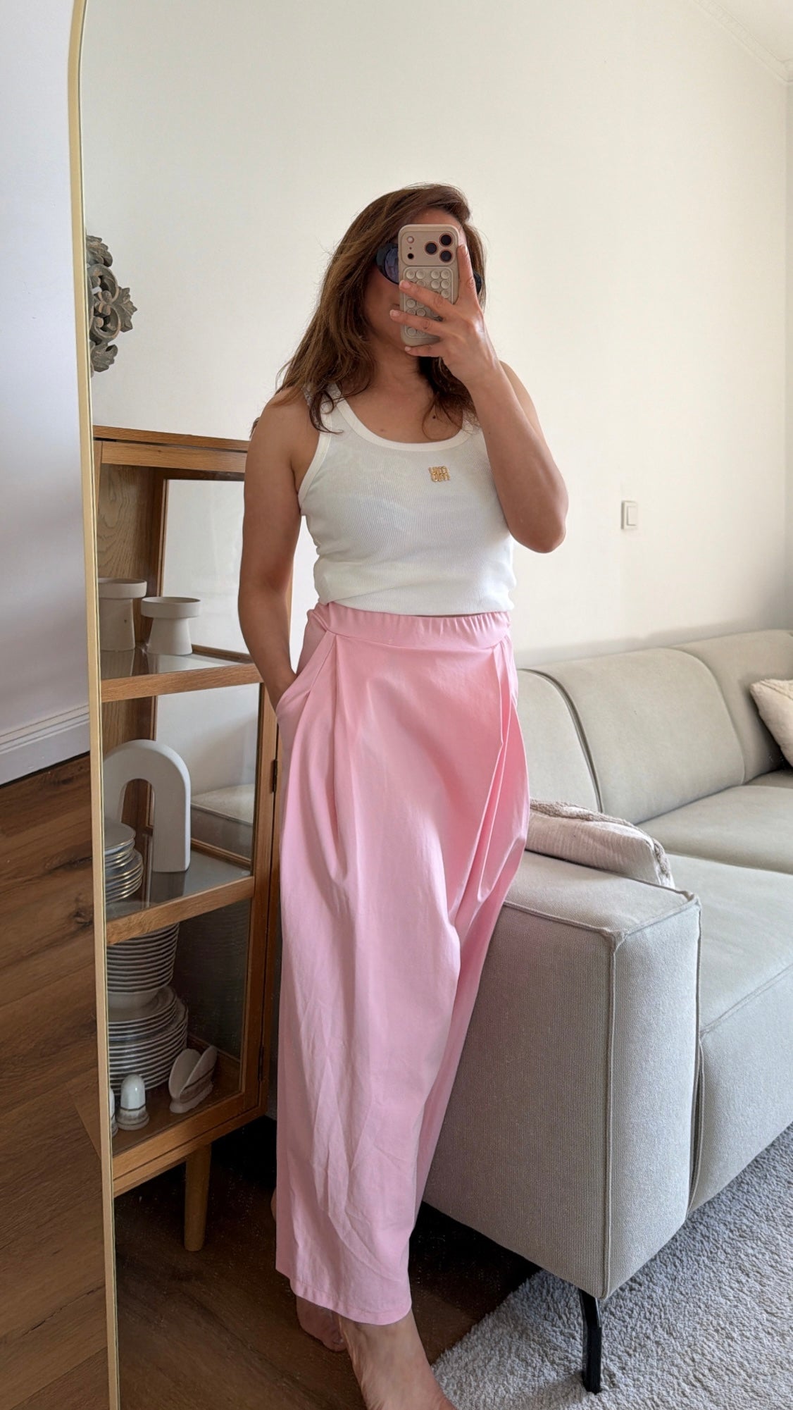 Baumwolle oversize Hose