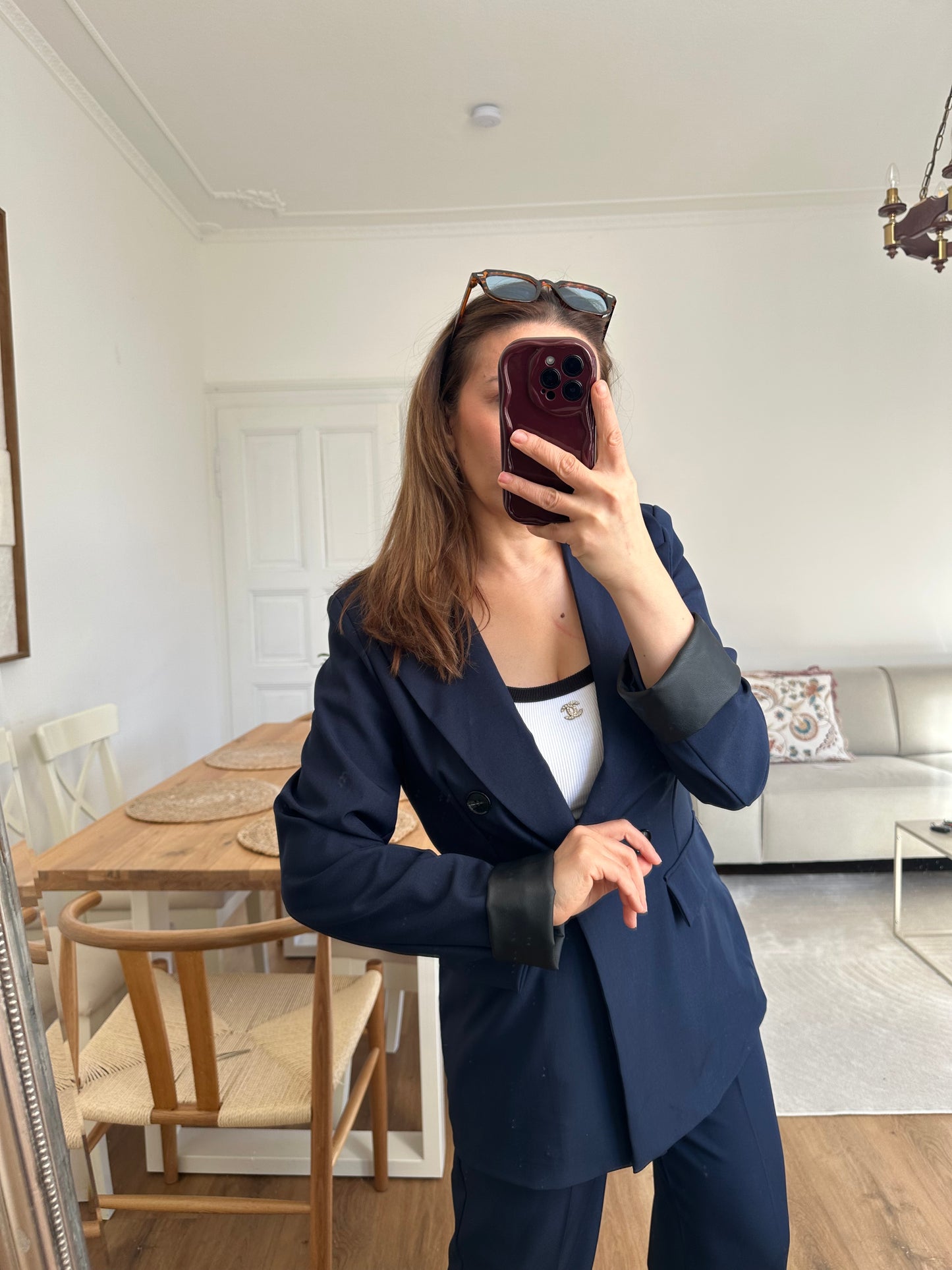 Elegantes Zweiteiler-Set -Hose& Blazer