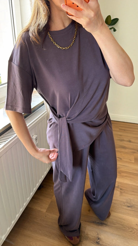 Modal Zweiteiler Set- Taupe