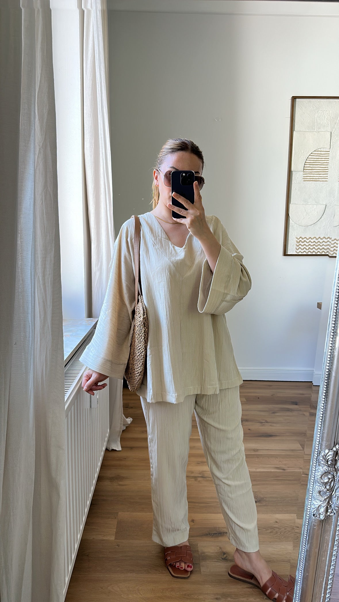 Zweiteiler aus viscose