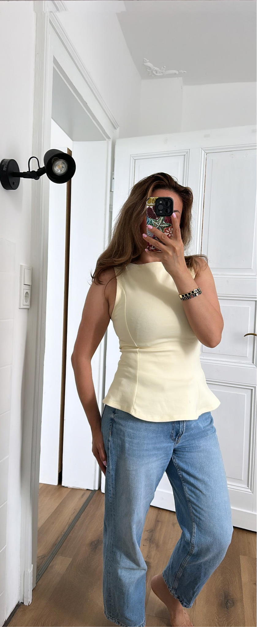 LİA- Stylisches gelbes Oberteil