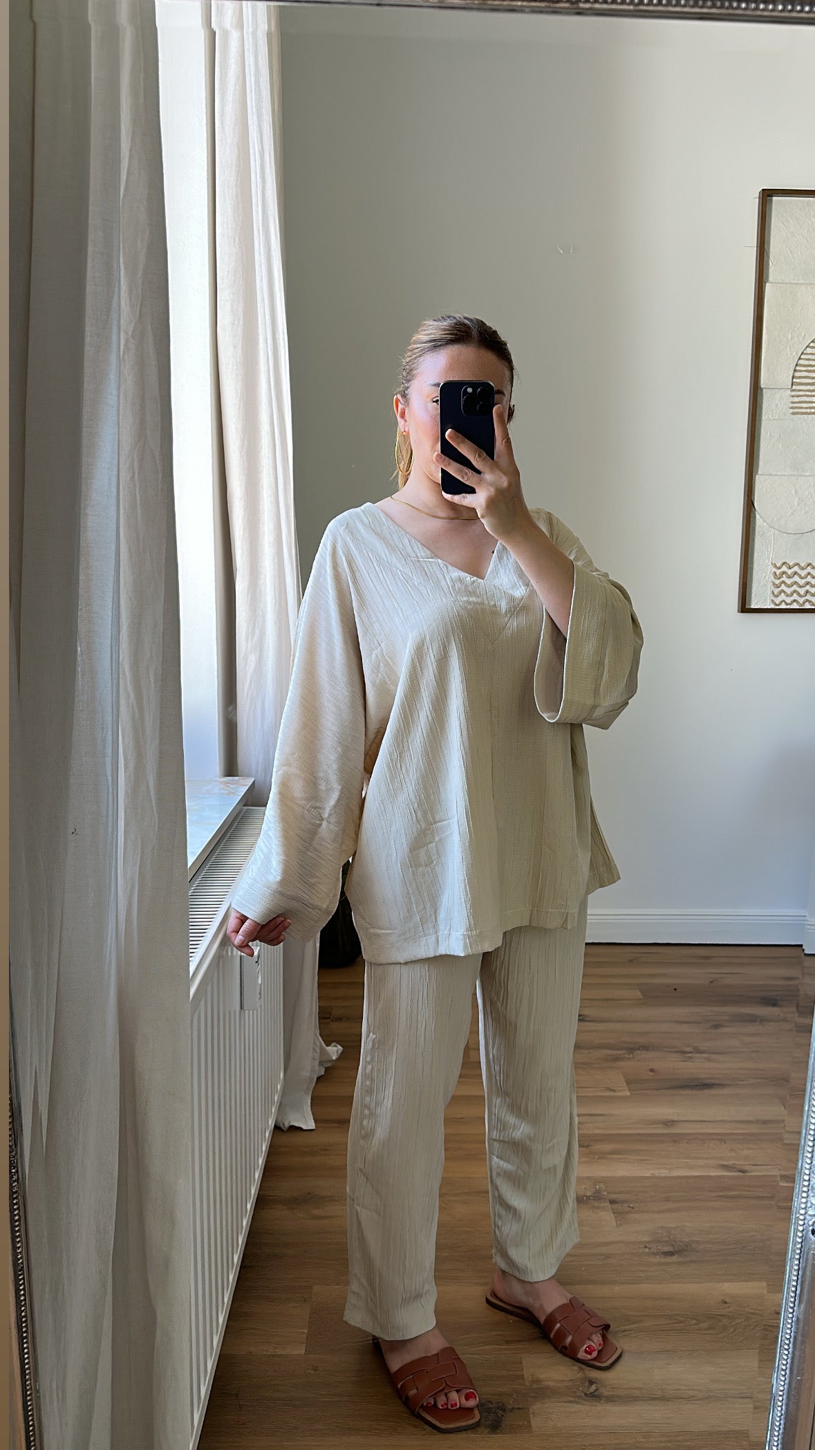 Zweiteiler aus viscose