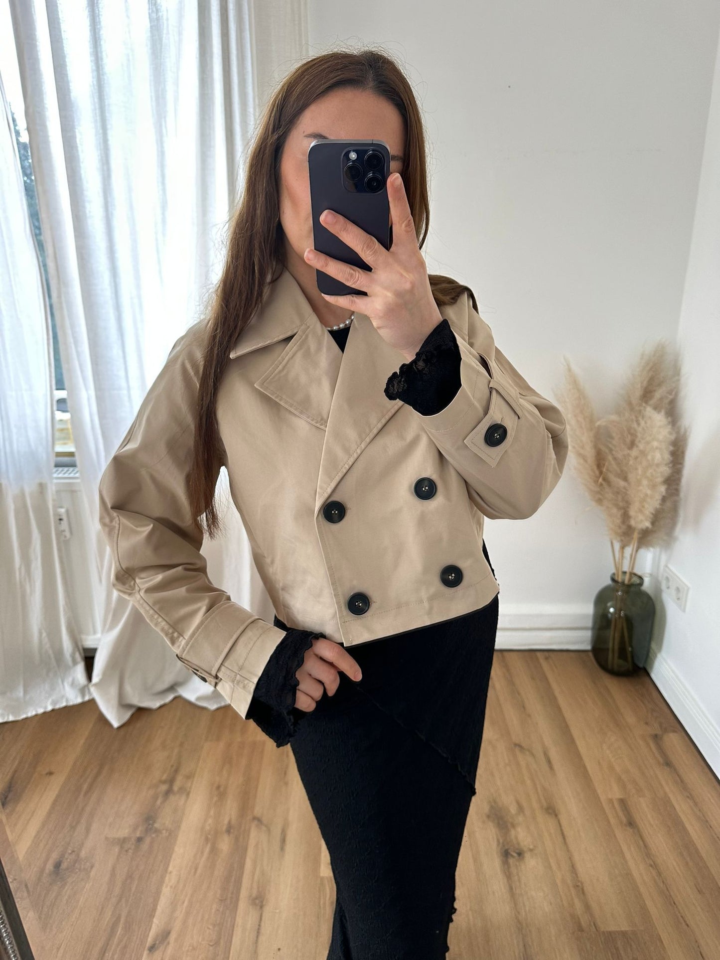 Kurzer Trenchcoat Noa