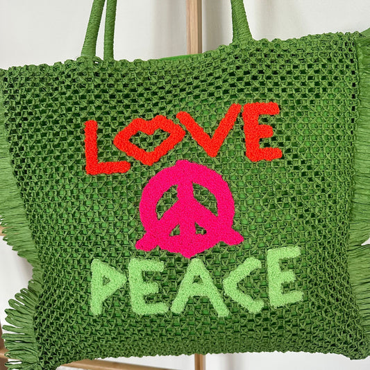 Love Peace Sommer Tasche