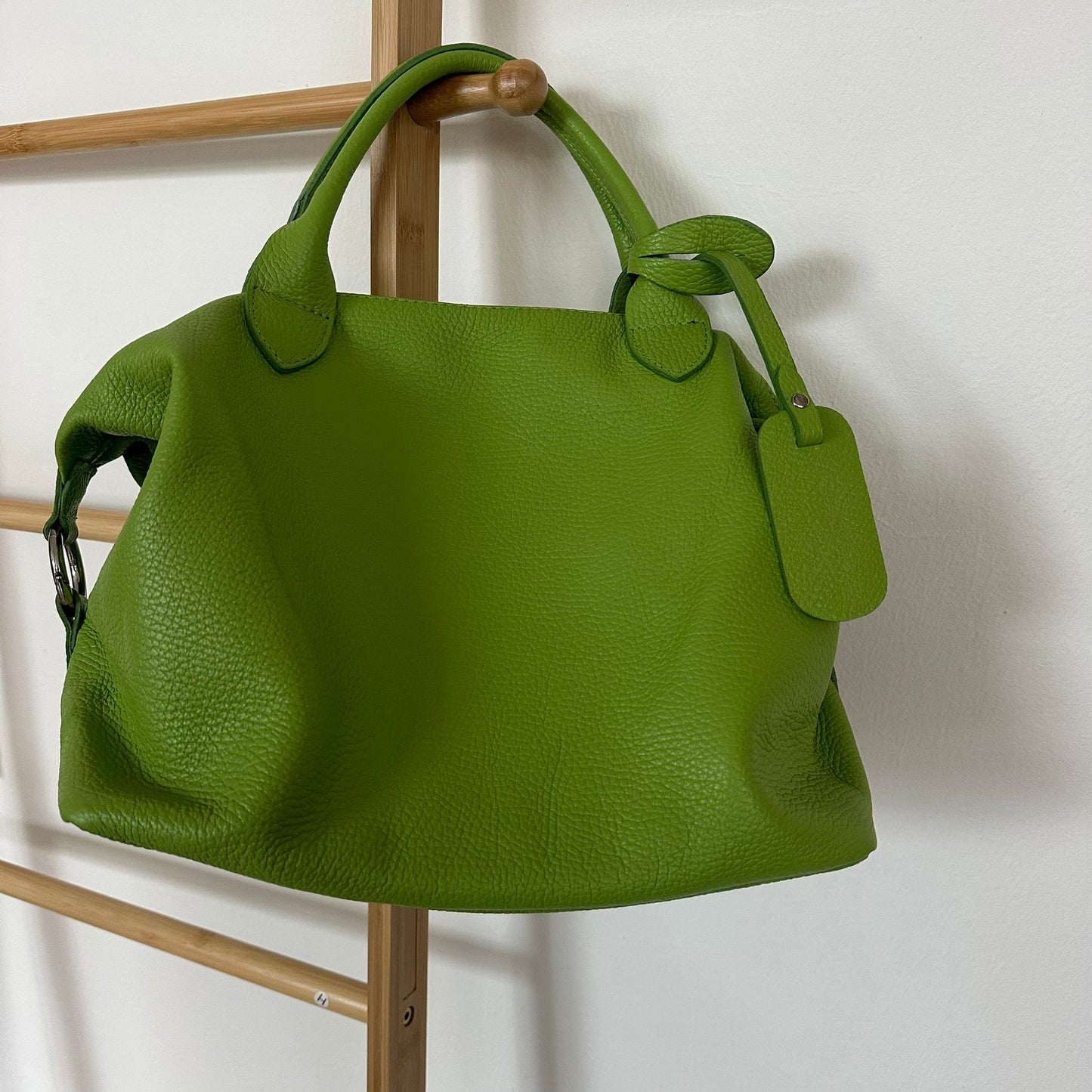 Grüne Echt Leder Tasche