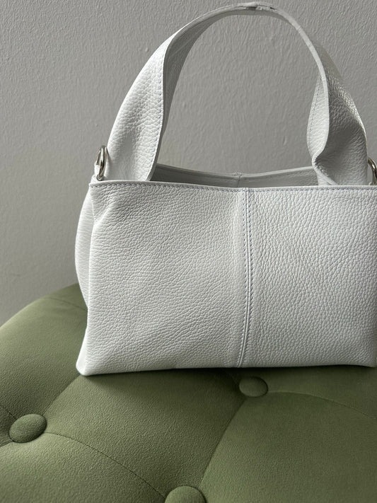 Stylische Handtasche Zara - Weiß