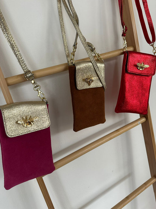 Elegante Echtleder Handytaschen