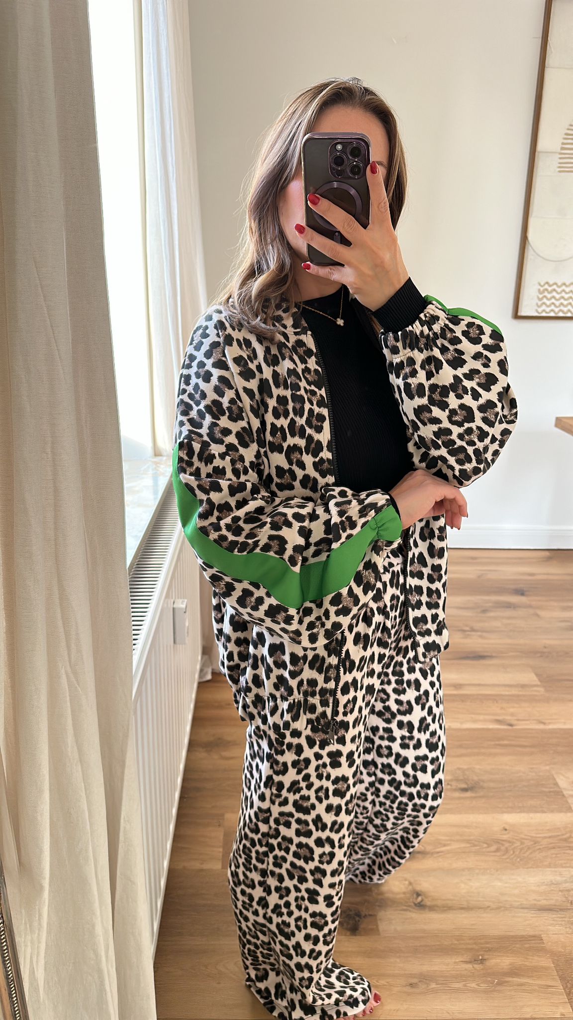 Leopard Bomberjacke - lässig und bequem