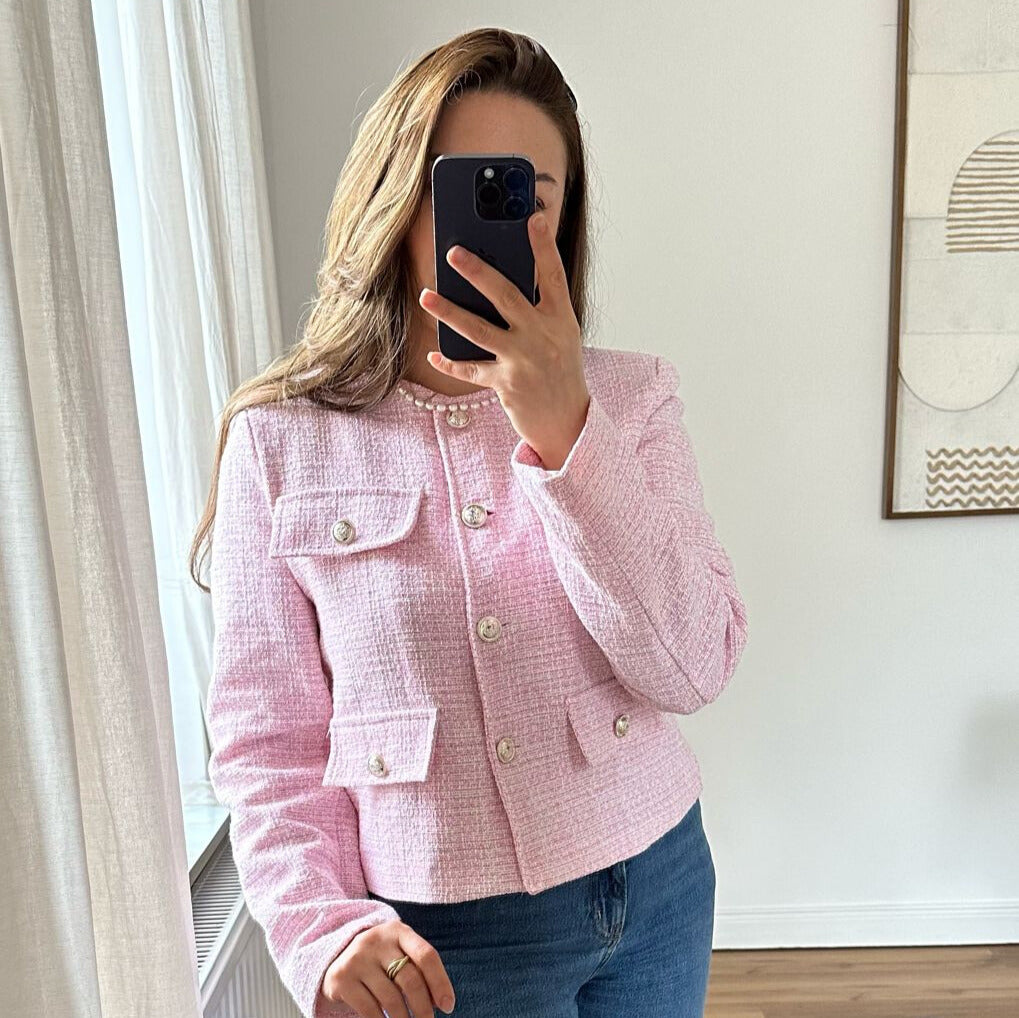 Tweed-Jacke