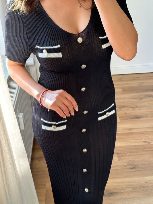 Feines Strick Kleid