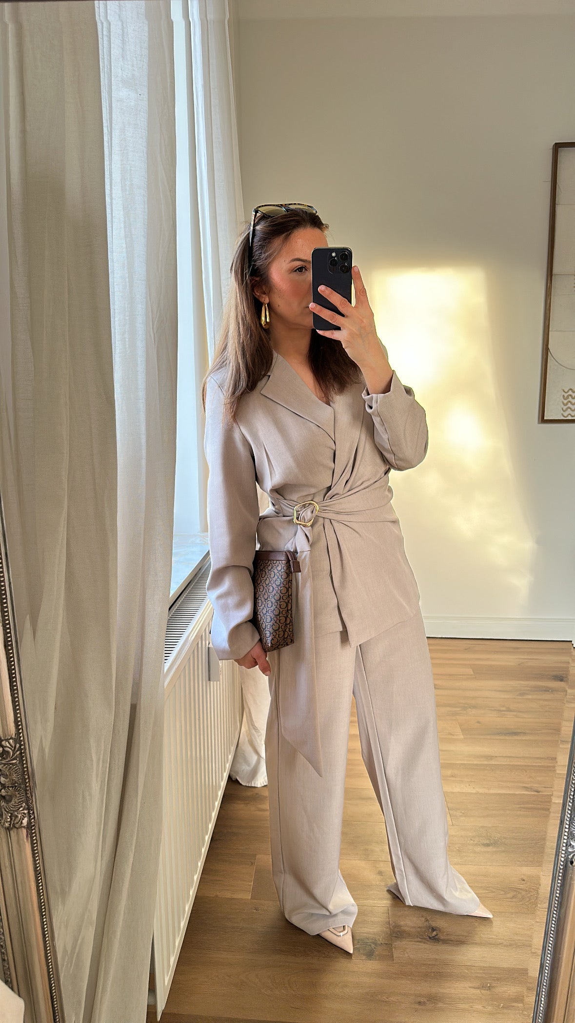 Eleganter Hose Anzug