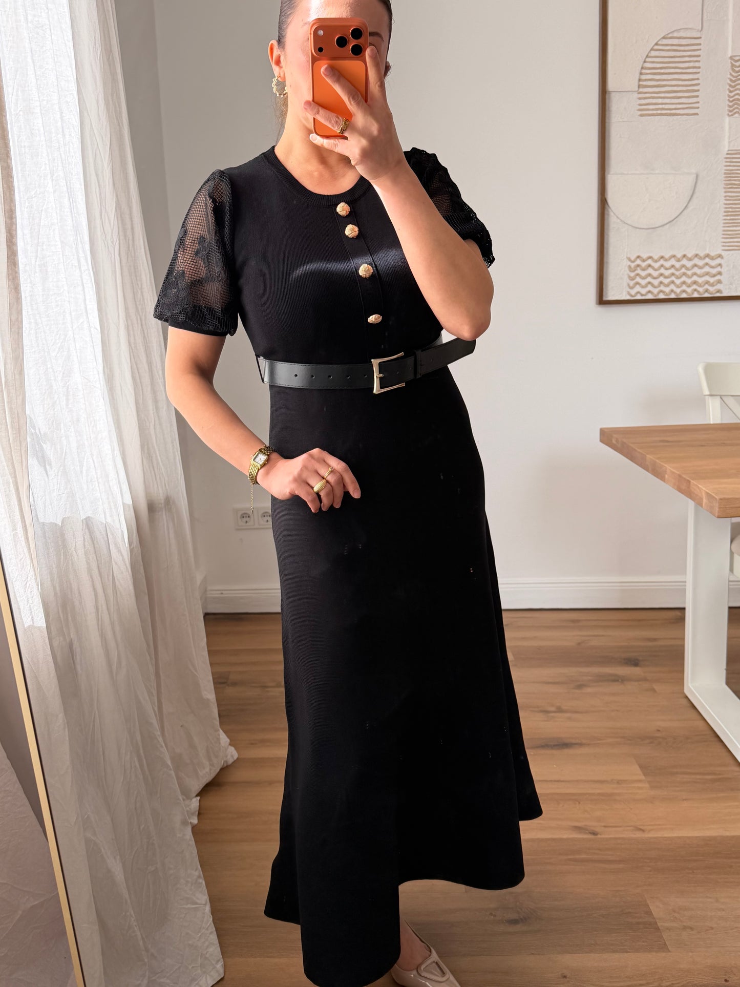 Maxi Strick Kleid HELENA