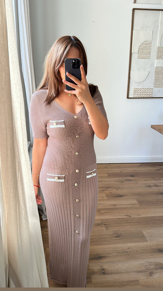 Feines Strick Kleid