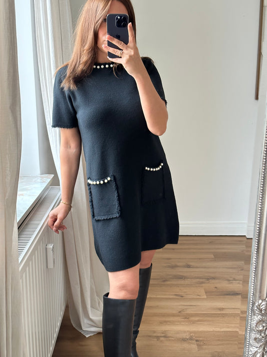 Midi Strick Kleid