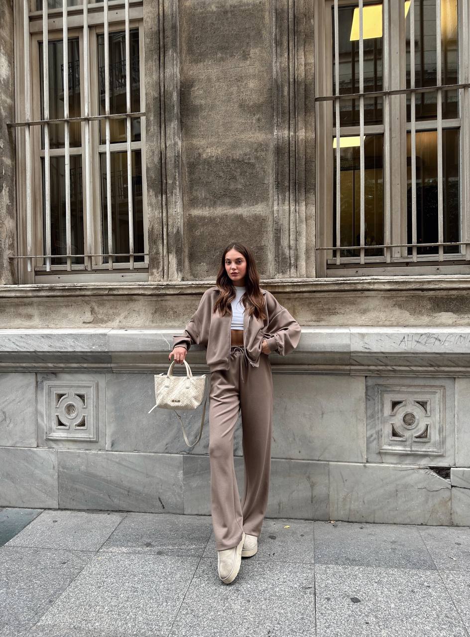 Trendiger Jogginganzug mit Oversize -Schnitt