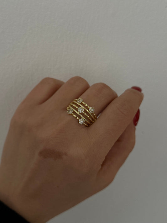 Edelstahl Ring Lisa