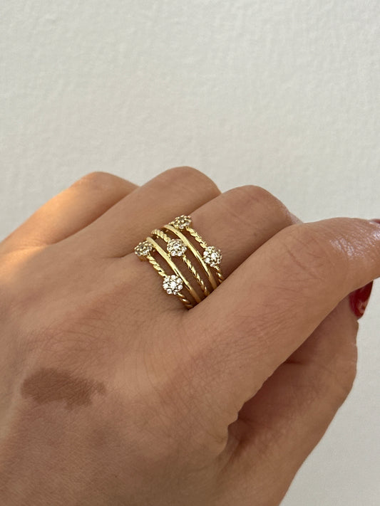 Edelstahl Ring Lisa