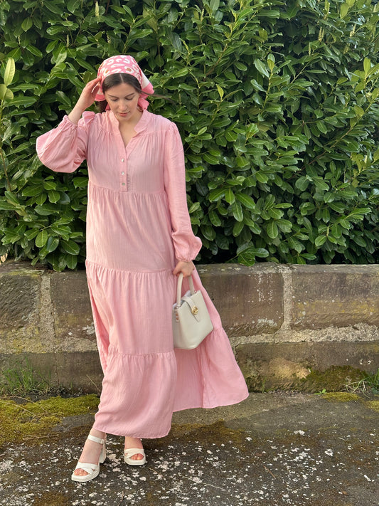 Elegantes &lustiges Maxi Kleid