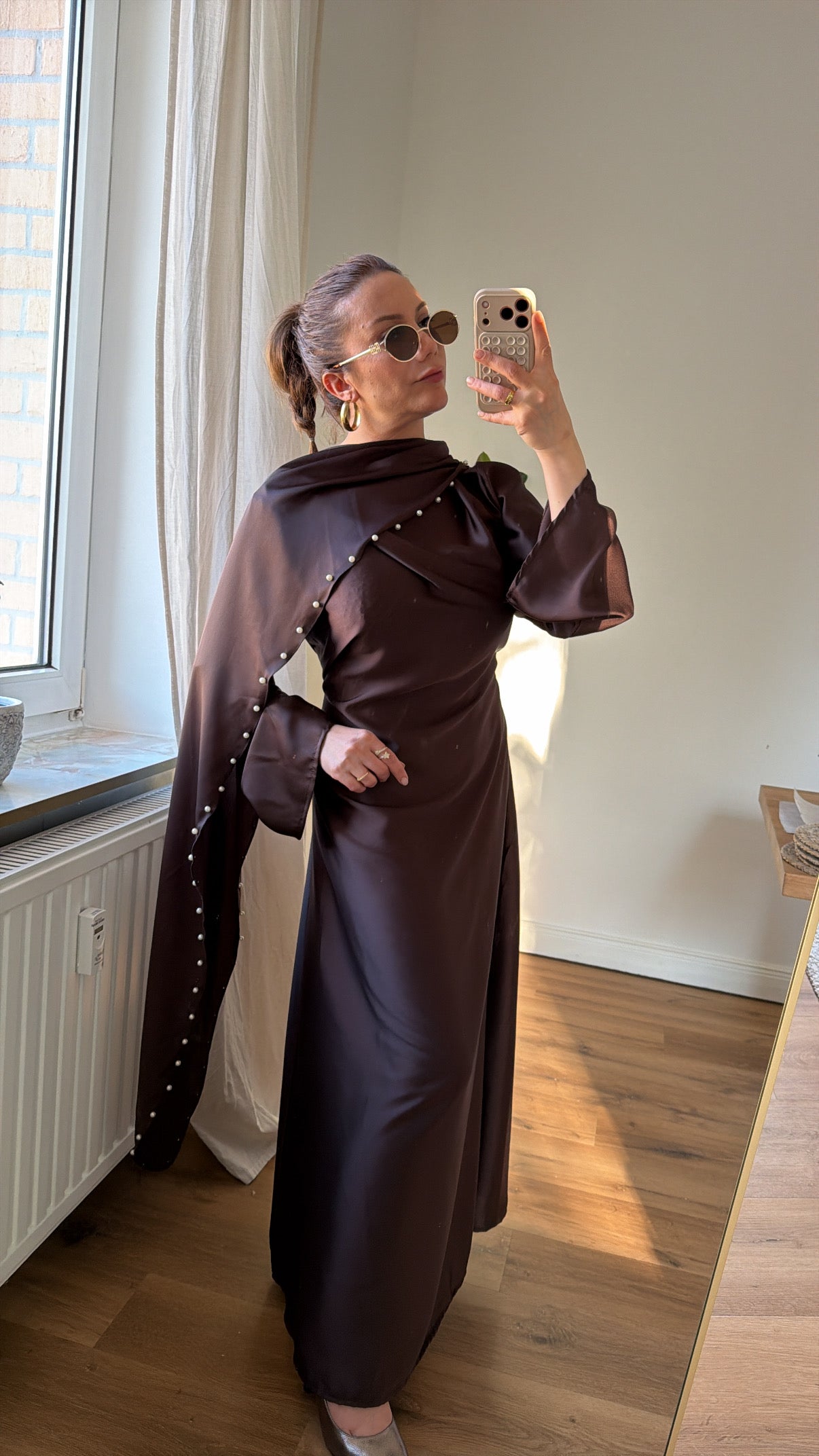 Satin Kleid HELENA