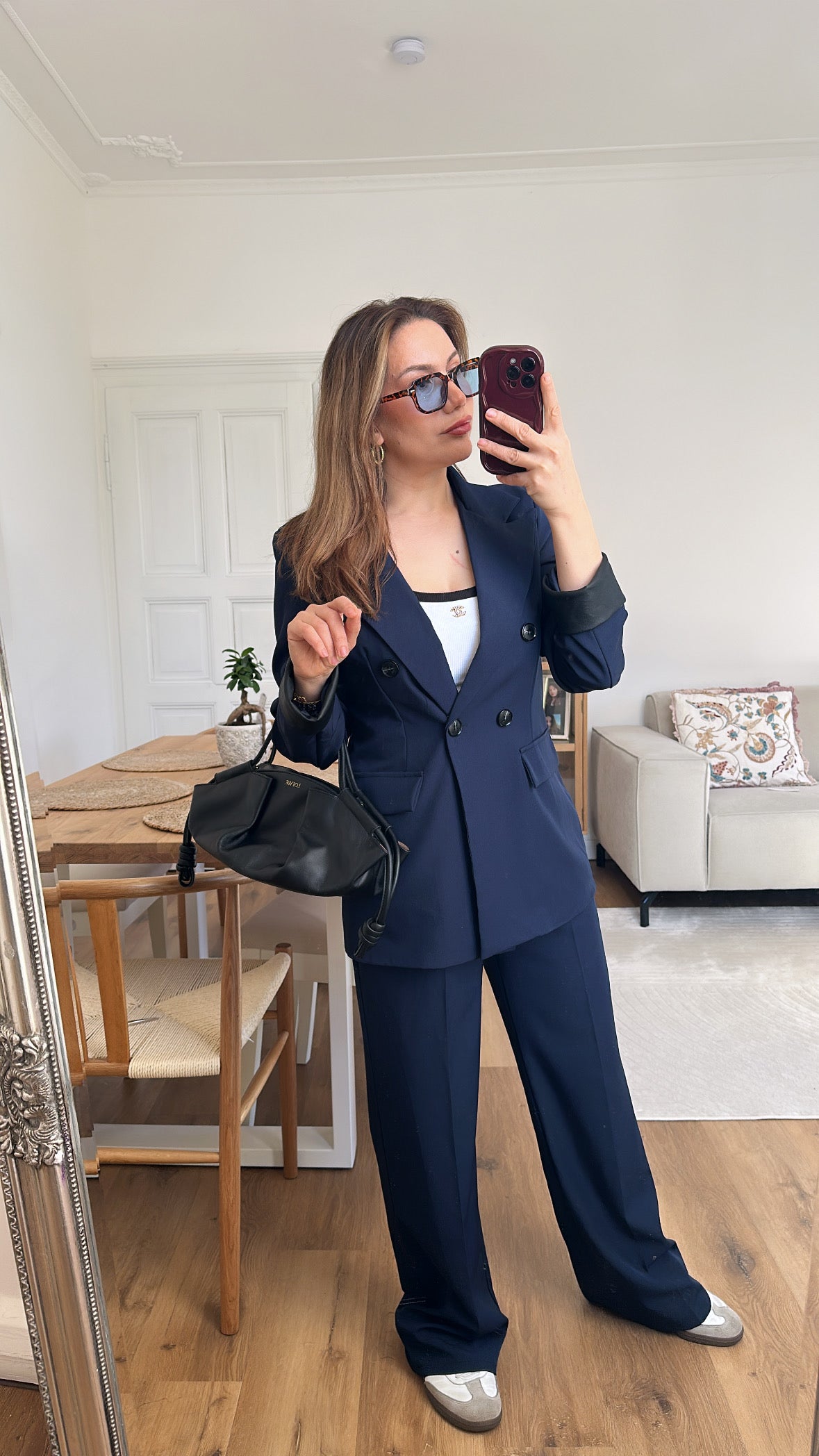 Elegantes Zweiteiler-Set -Hose& Blazer