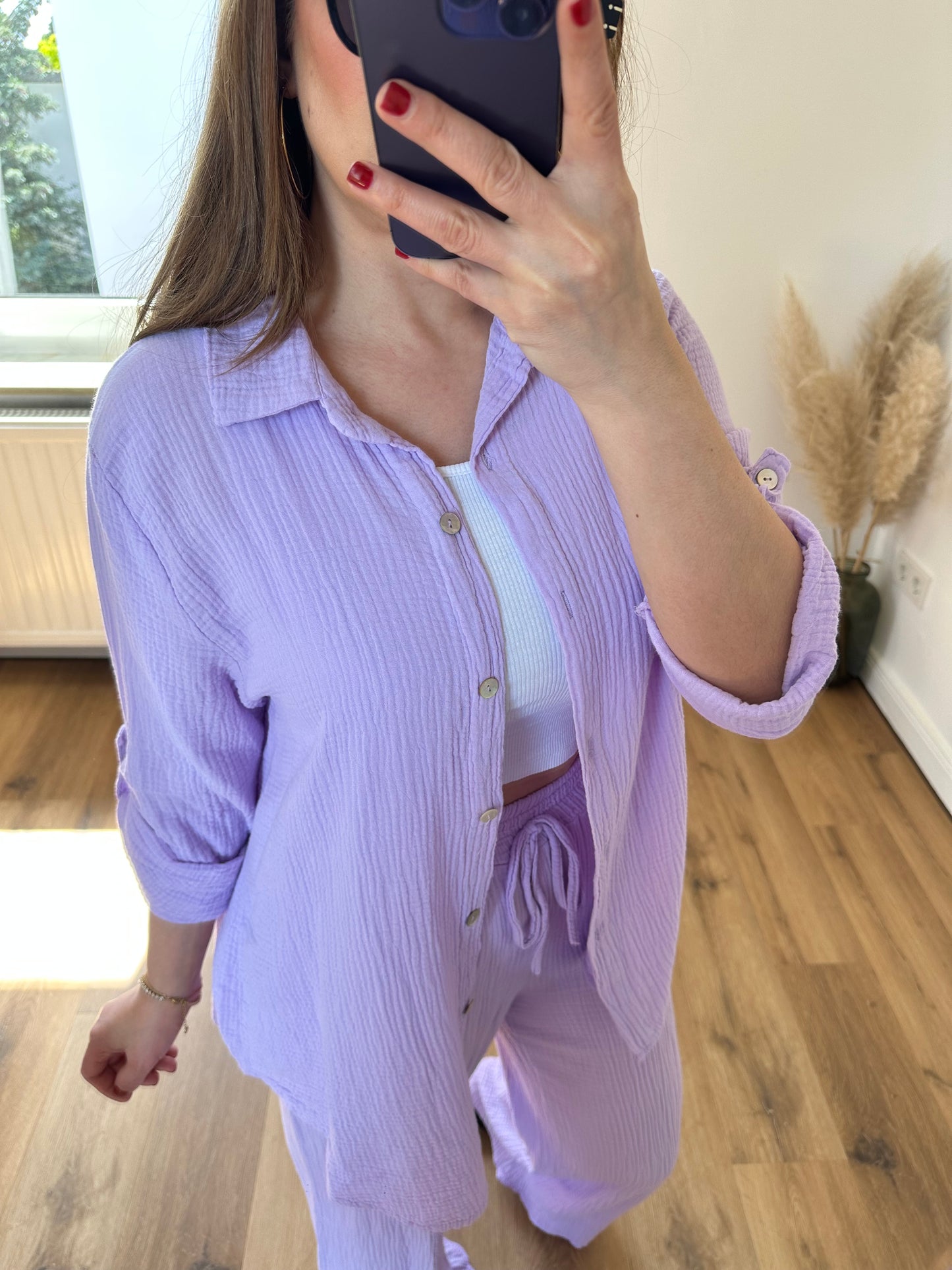 Musselin Set Clara Lila