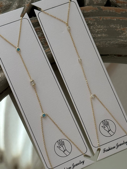 GOLDENE HANDKETTE 18k vergoldet