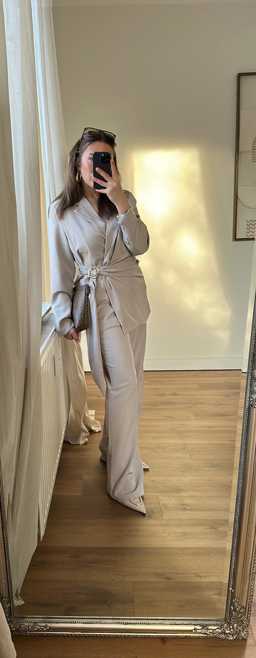 Eleganter Hose Anzug