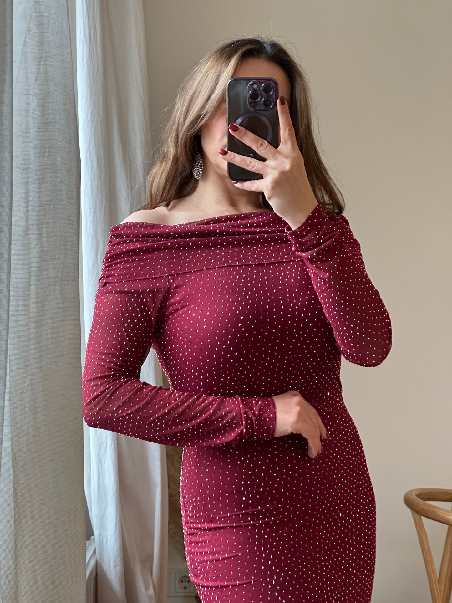 Tüll Maxi Kleid