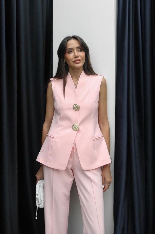 Elegantes Zweiteiler -set in Rosa ELENA