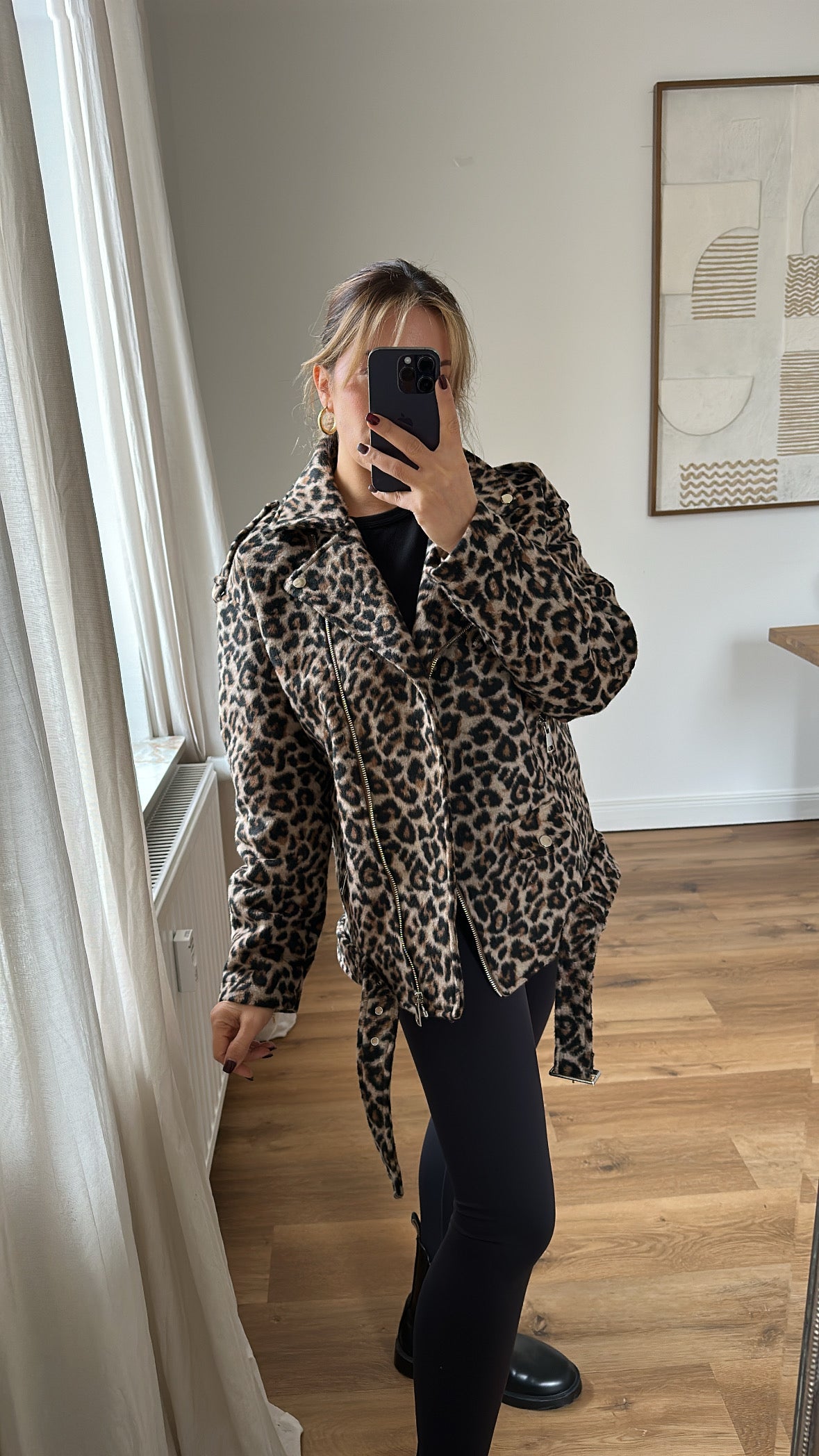Bomber Jacke Cozy  Leo