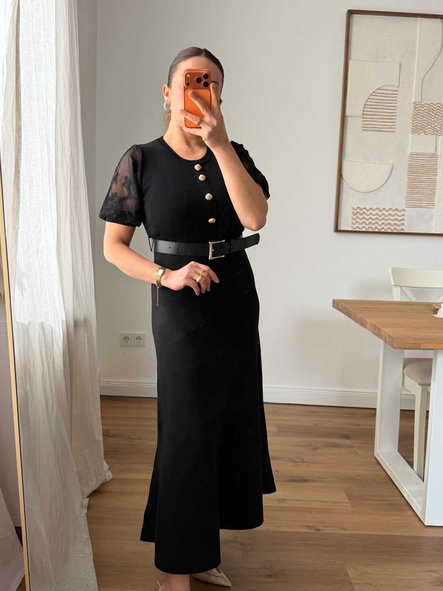 Maxi Strick Kleid HELENA