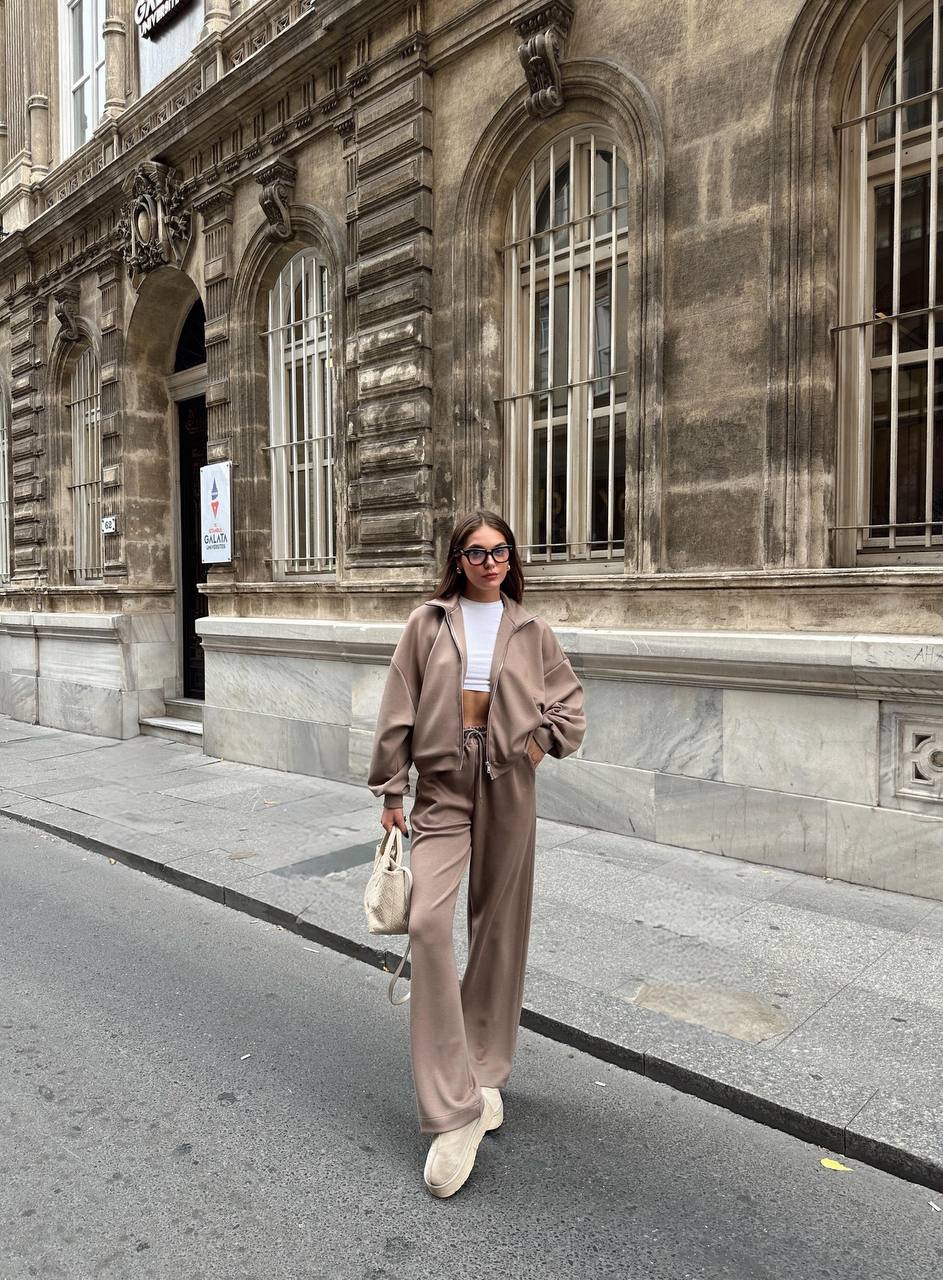 Trendiger Jogginganzug mit Oversize -Schnitt