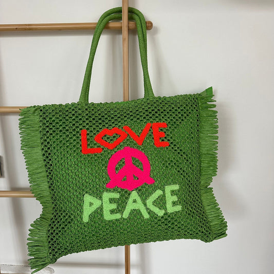 Love Peace Sommer Tasche