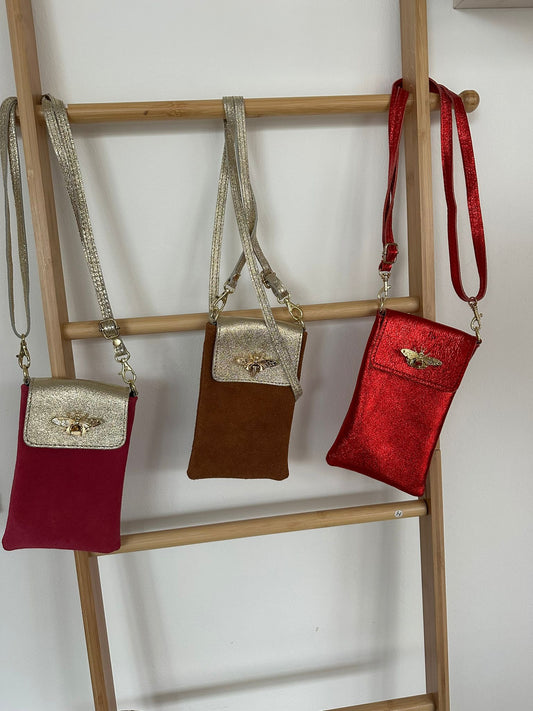 Elegante Echtleder Handytaschen