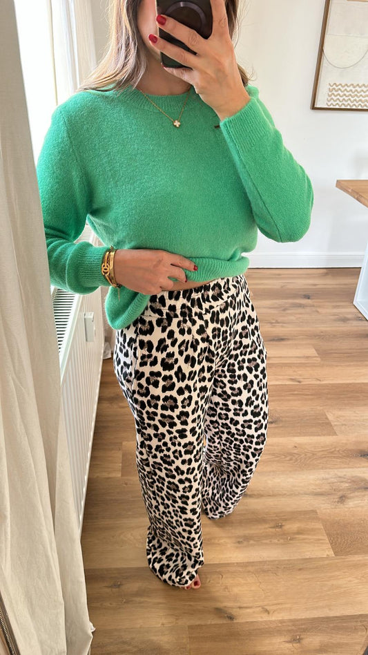 Leopard Hose mit Gummizug