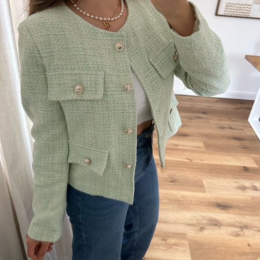 Tweed-Jacke